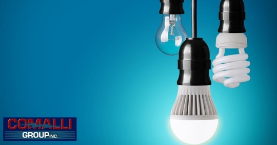 LED (light-emitting diode) lights.