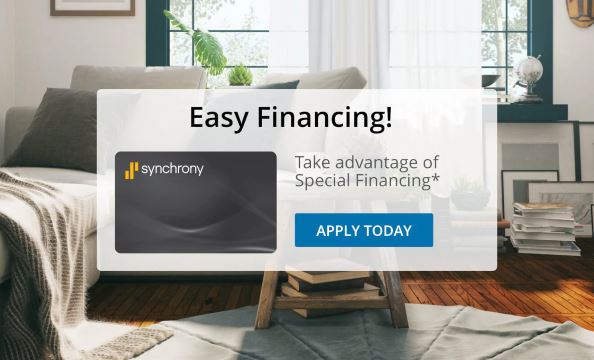 Easy Financing! Take advantage of Special Financing* through Synchrony. Click to apply.